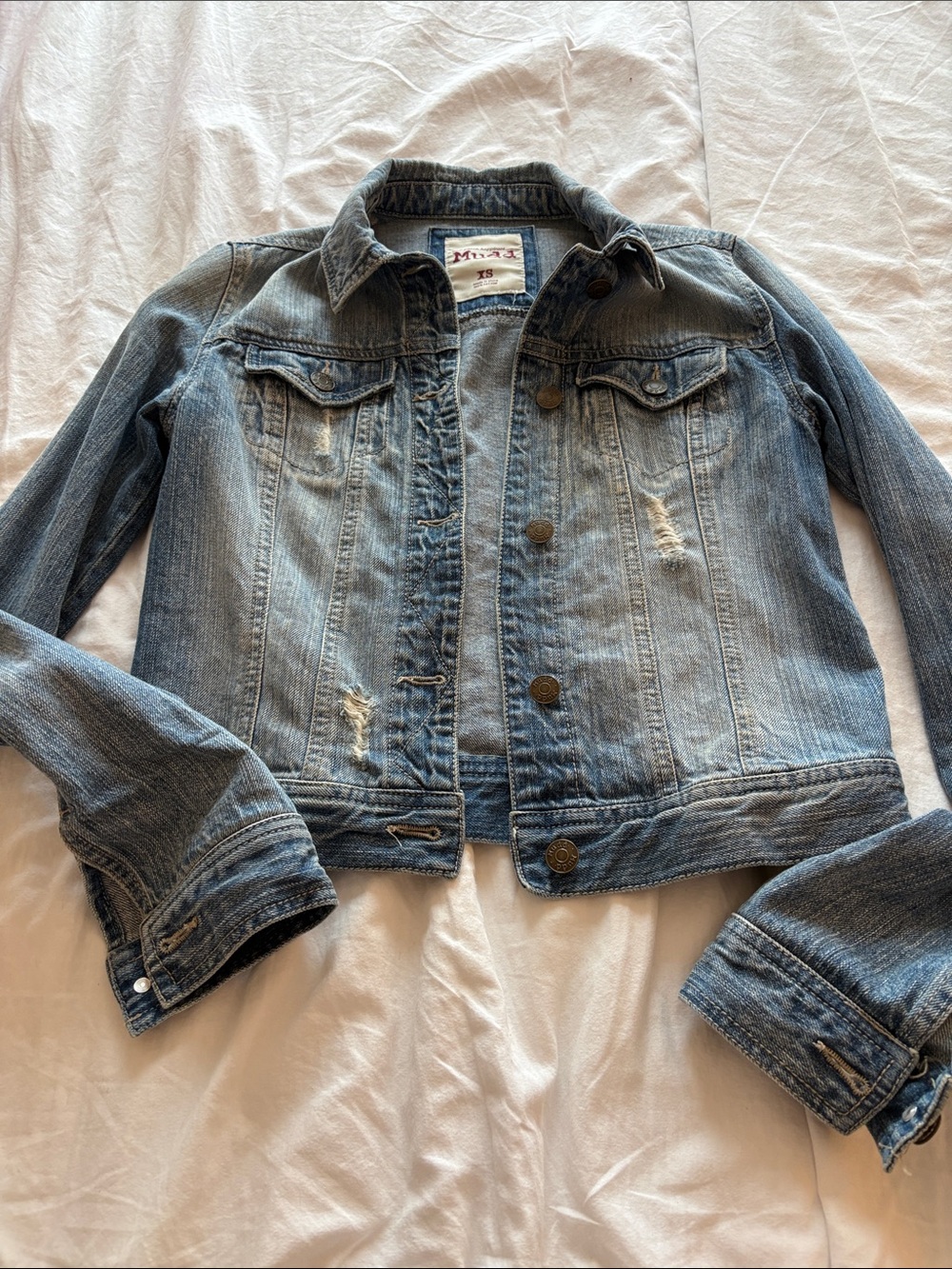 Mudd Washed Blue Denim Jacket